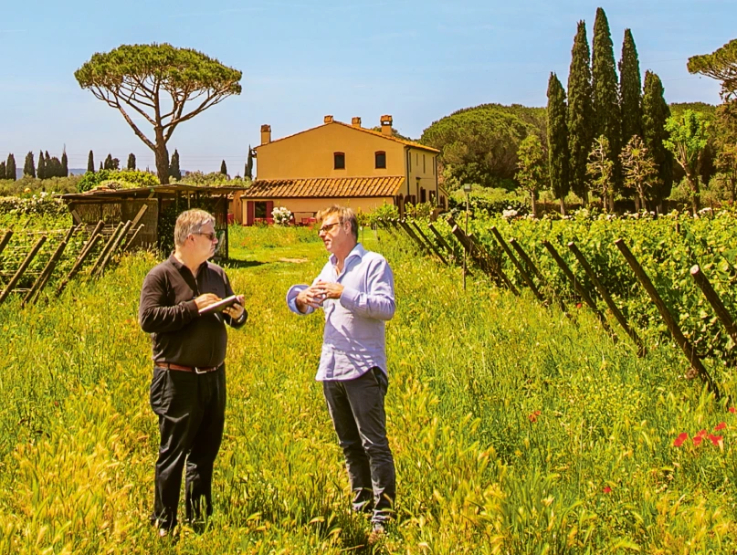 Weingutsbesuch Podere Sapaio