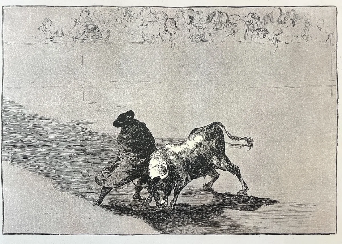 Francisco de Goya «Tauromaquia» (Blatt 14) 1816