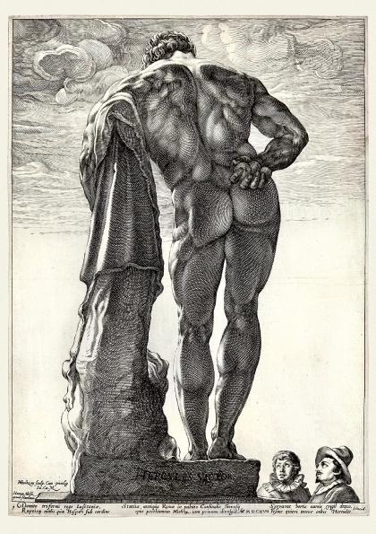 Hendrick Goltzius «Herkules Farnese», um 1592