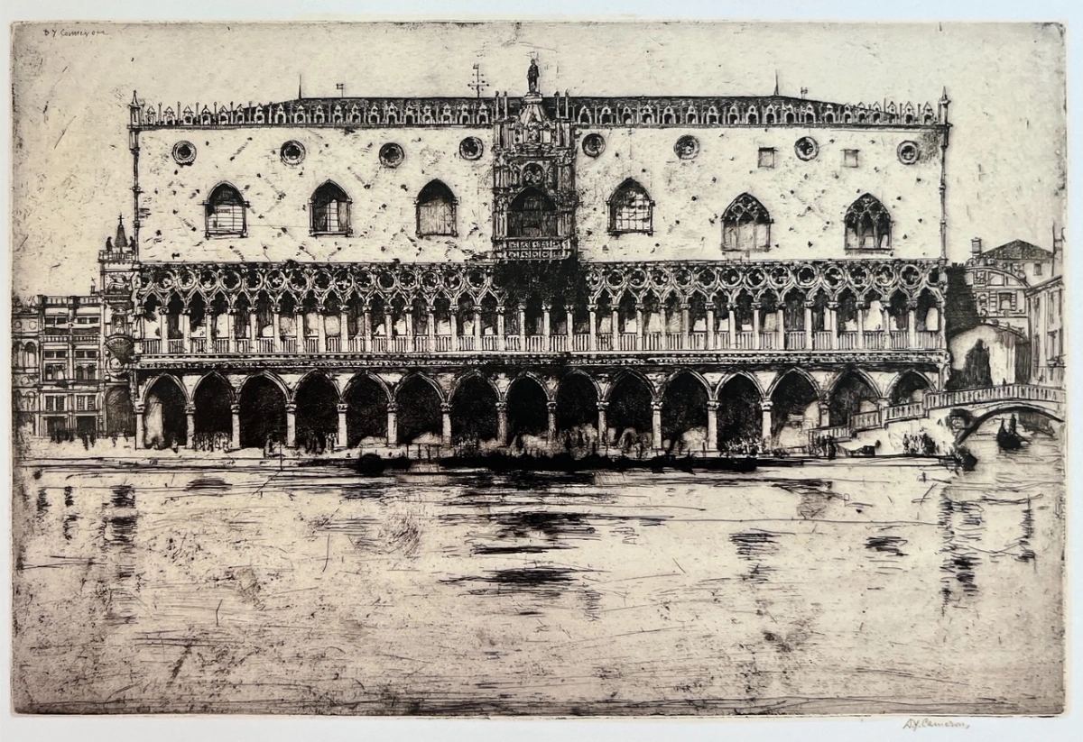 David Young Cameron «Doge’s Palace» 1902
