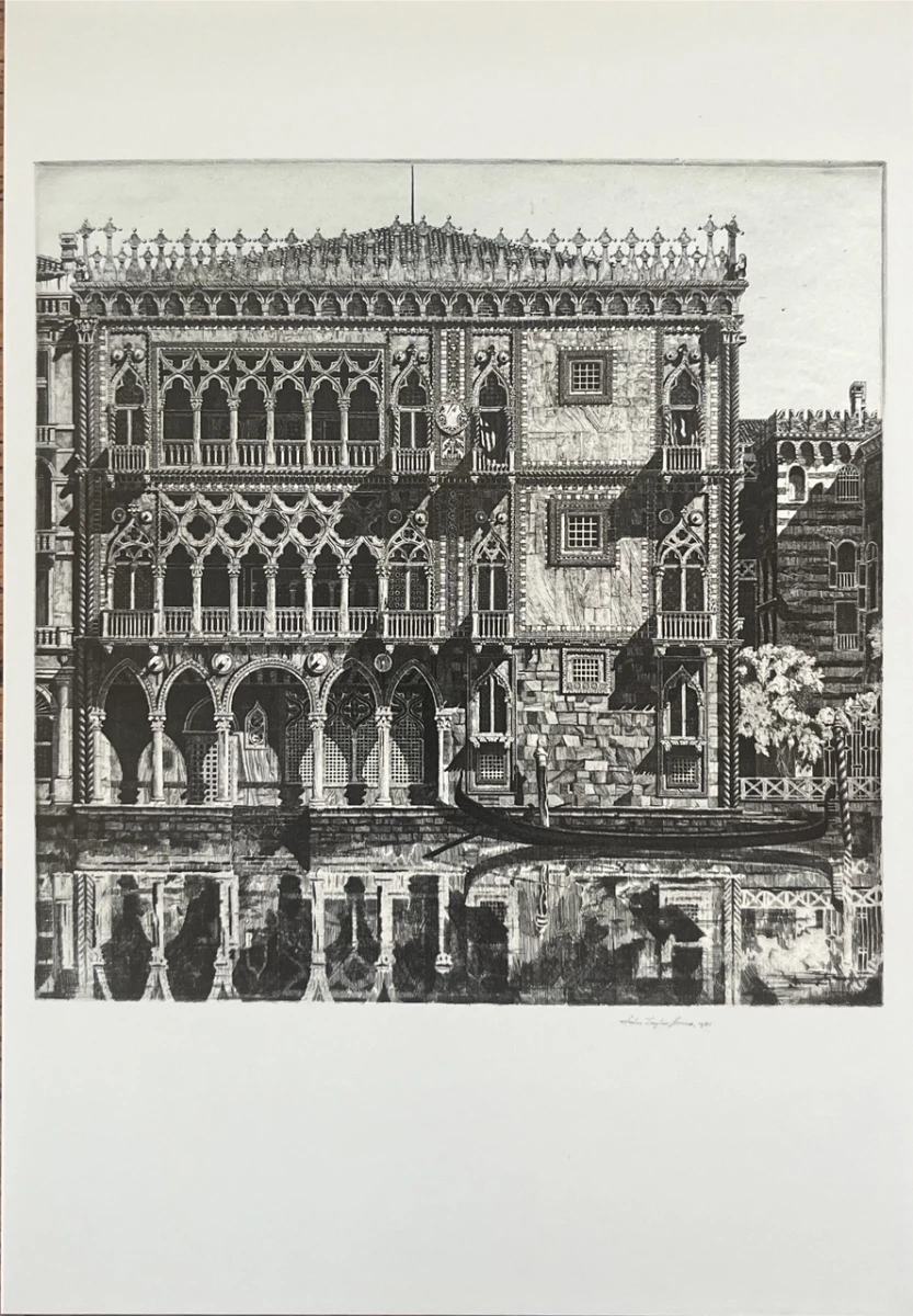 John Taylor Arms «Venetian Filigree» (Palazzo Ca’ d’Oro) 1931