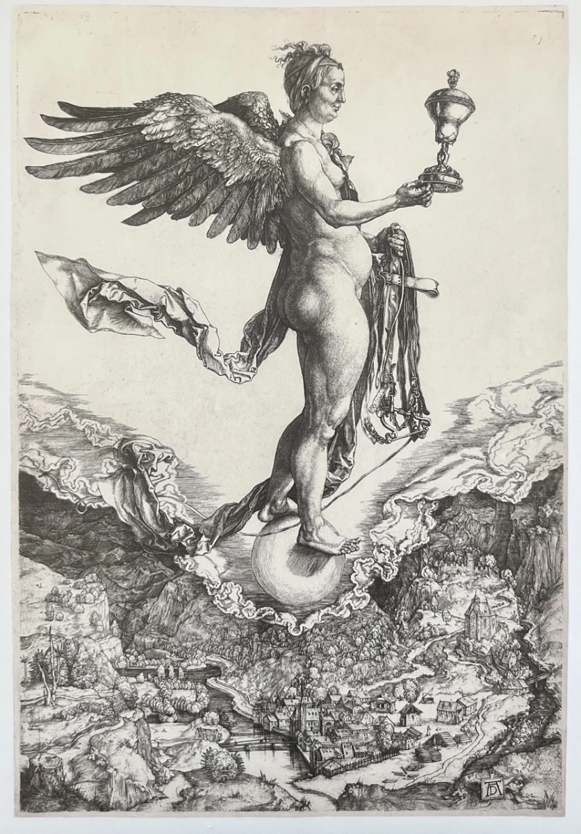 Albrecht Dürer "Das grosse Glück" oder "Die Nemesis" 1501
