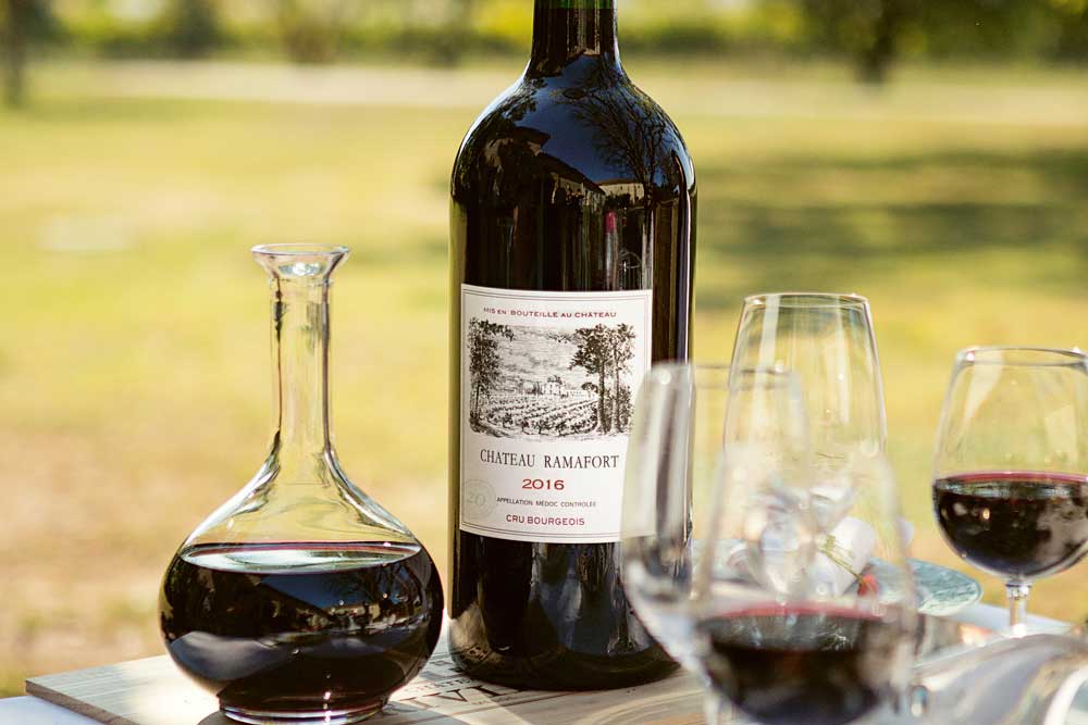Weingutsbesuch Château Ramafort, Médoc