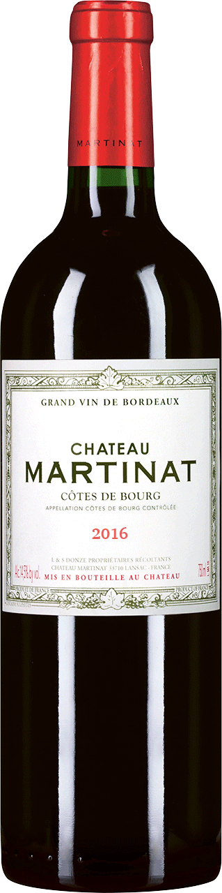 Château Martinat (rot) 2016, Côtes de Bourg a.c. (Bordeaux)