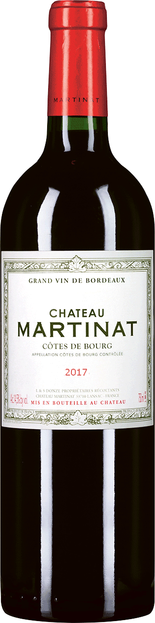 Château Martinat (rot) 2017, Côtes de Bourg a.c.